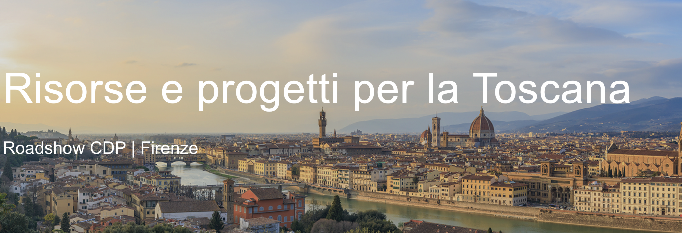 Risorse e progetti per la Toscana